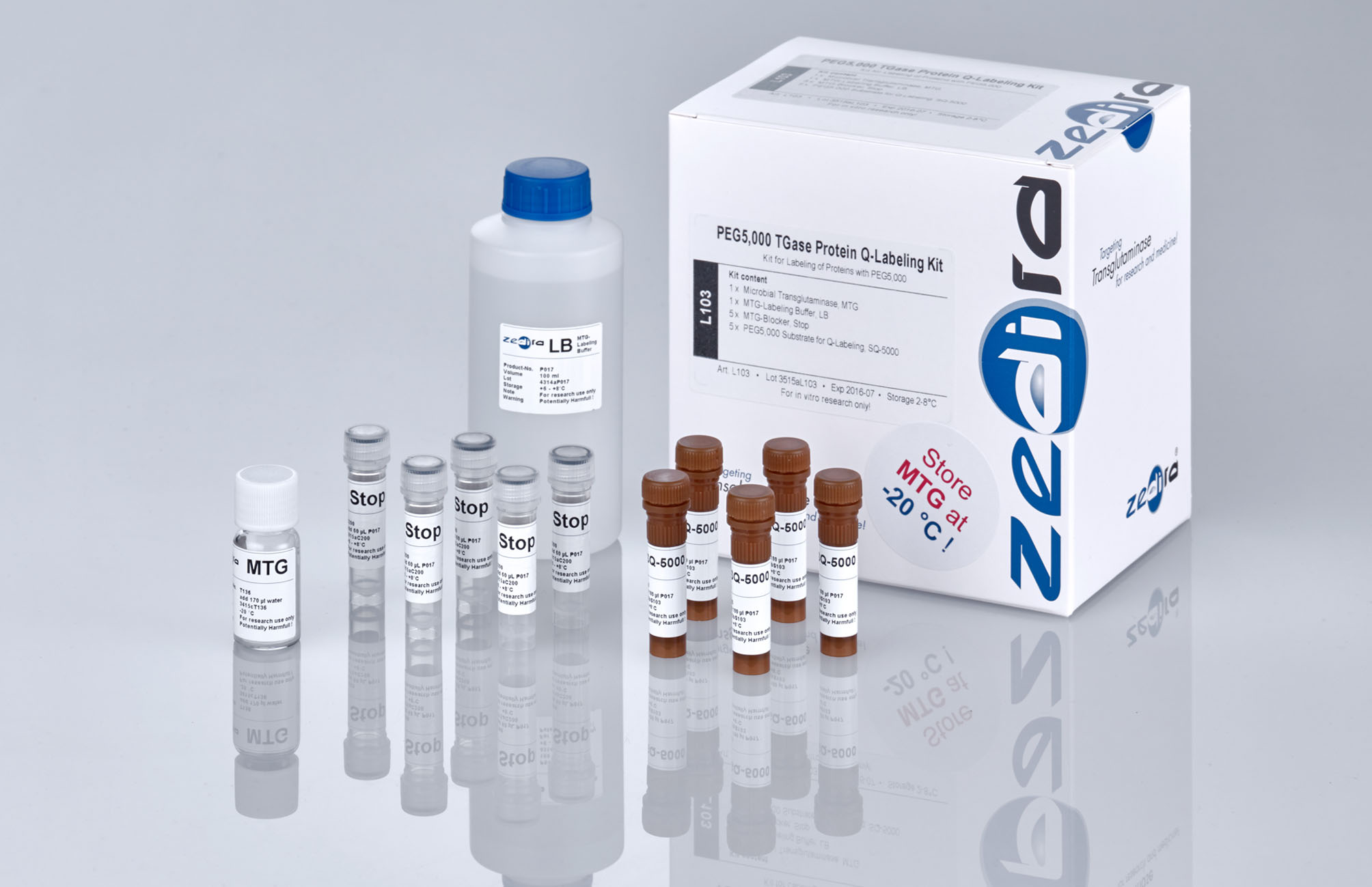 PEG5000 TGase Protein Labeling Kit L103 Zedira